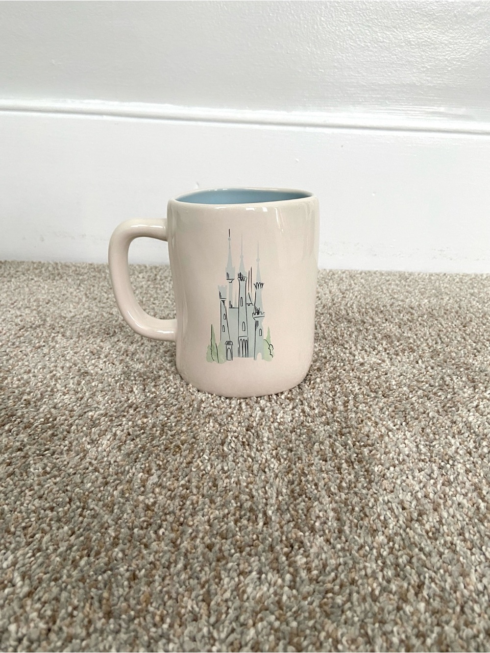 Rae Dunn "A DREAM COME TRUE" Cinderella Castle Double Sided Disney Princess Mug